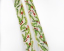 Christmas Pine Needles and Berries - Set of  2 Taper Candles