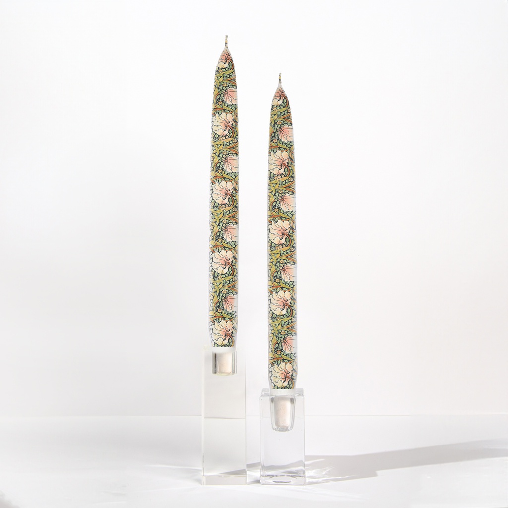 William Morris - Pimpernel - Set of 2 Taper Candles