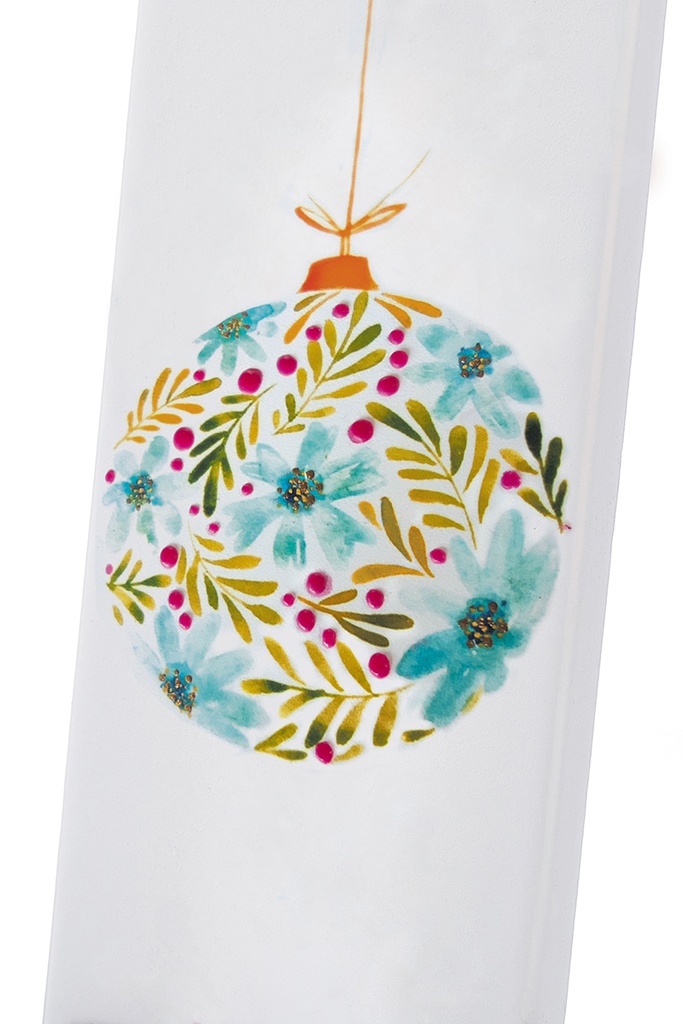 Floral Christmas Ornament