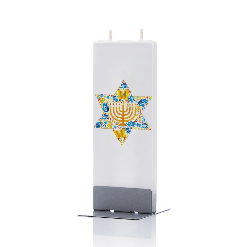 Star of David with Menorah