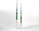 Childe Hassam Poppies, Isles of Shoals, 1891 - Set of  2 Taper Candles